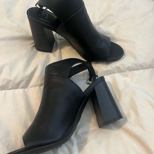 Size 6.5 Black Target Heels